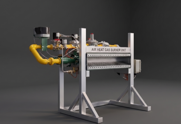 Air Heat Gas Burner